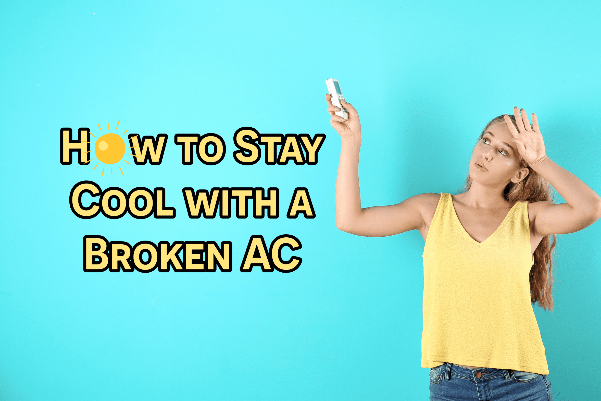 HVAC blog on how to stay cool when you have a broken AC.